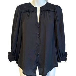 Black Silky Blouse
